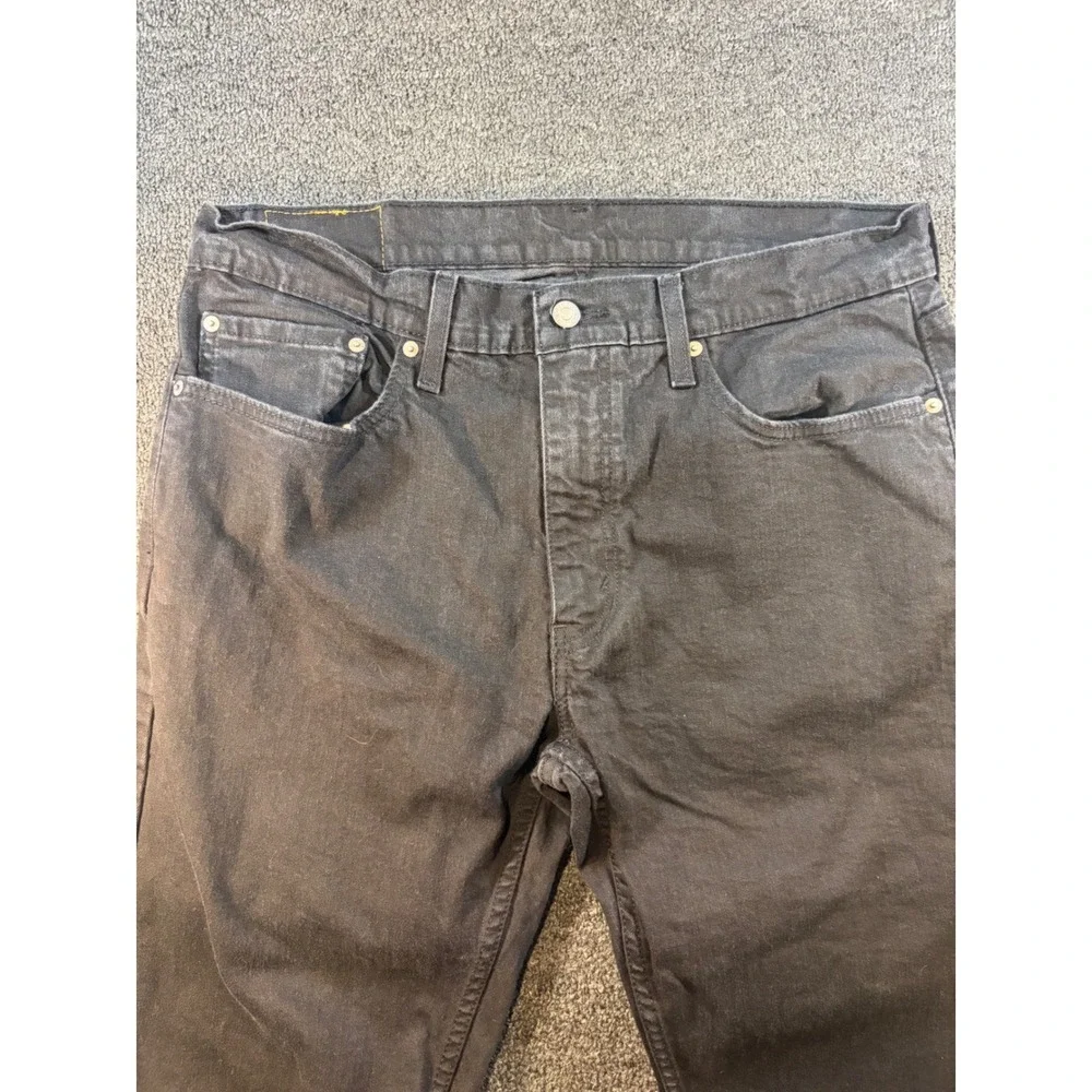 Levis 559 Relaxed Straight Jeans Mens 36x30 Black Denim Pants 00559-0260